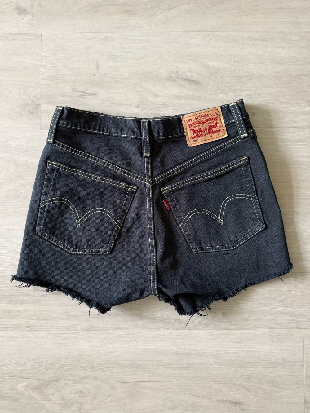 Levi’s 501 Cut off Black Jean Shorts